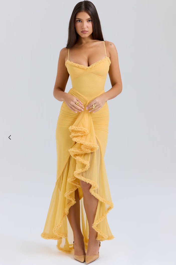 Ruched Wedding Guest Dress – Elegant Occasion Dress | Meave & Ivy