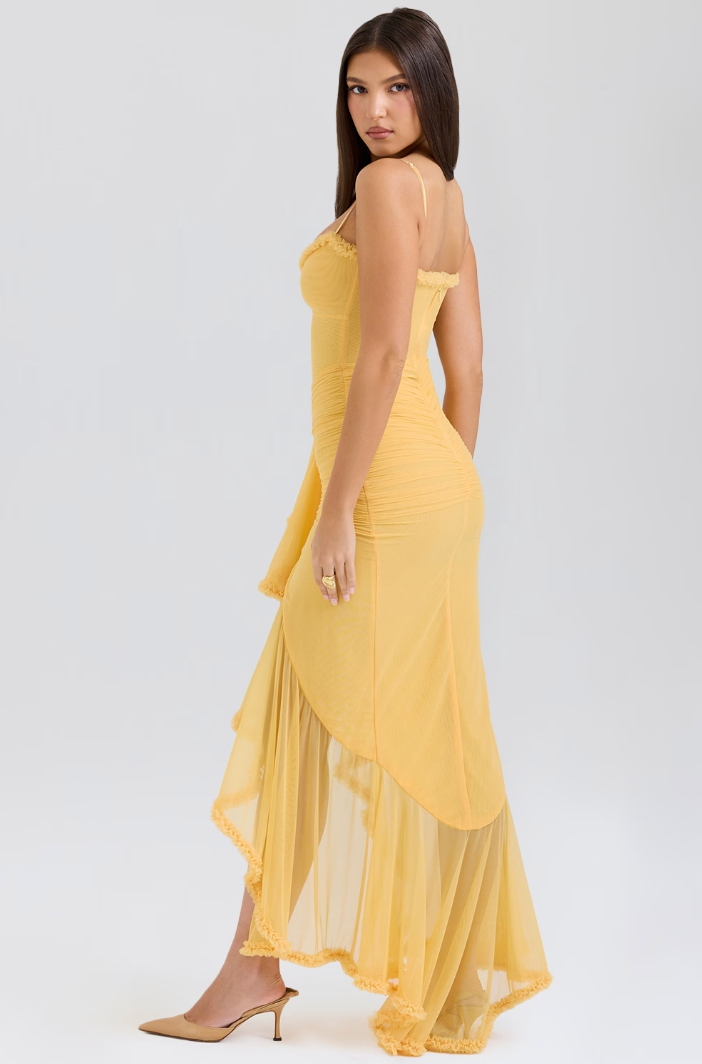 Ruched Wedding Guest Dress – Elegant Occasion Dress | Meave & Ivy