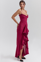 Ruched Wedding Guest Dress – Elegant Occasion Dress | Meave & Ivy