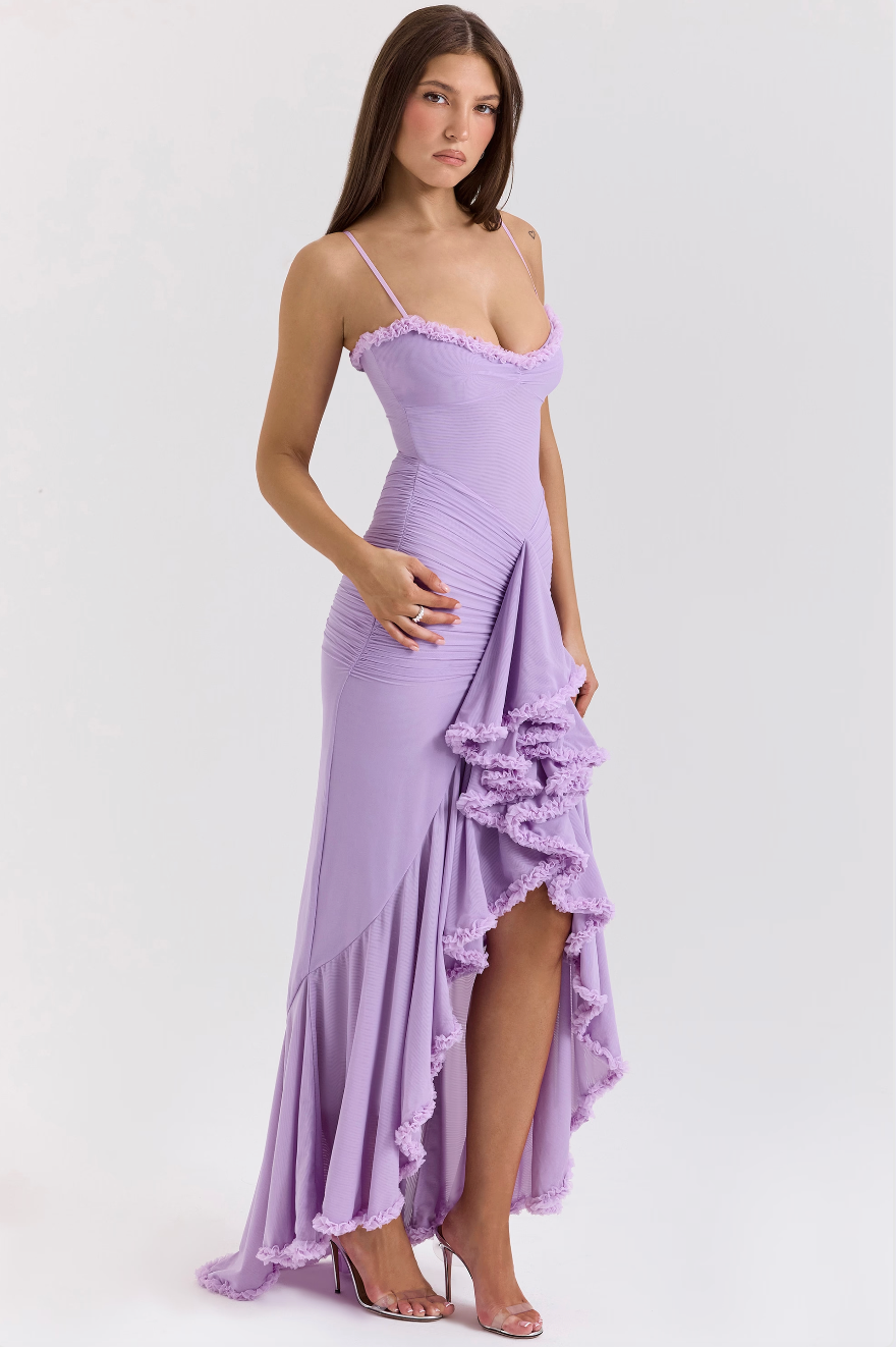 Ruched Wedding Guest Dress – Elegant Occasion Dress | Meave & Ivy