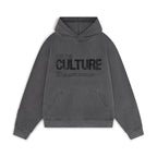 Rhinestone Statement Hoodie – 'For The Culture' Urban Hoodie