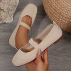 Knitted Ballet Flat – Comfortable Everyday Loafer | Meave & Ivy