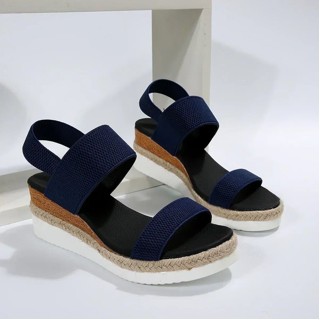 Double-Strap Espadrille Sandals – Summer Flatform Sandal | Meave & Ivy