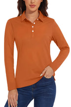 Long Sleeve Golf Polo – Performance Knit, 12 Colours