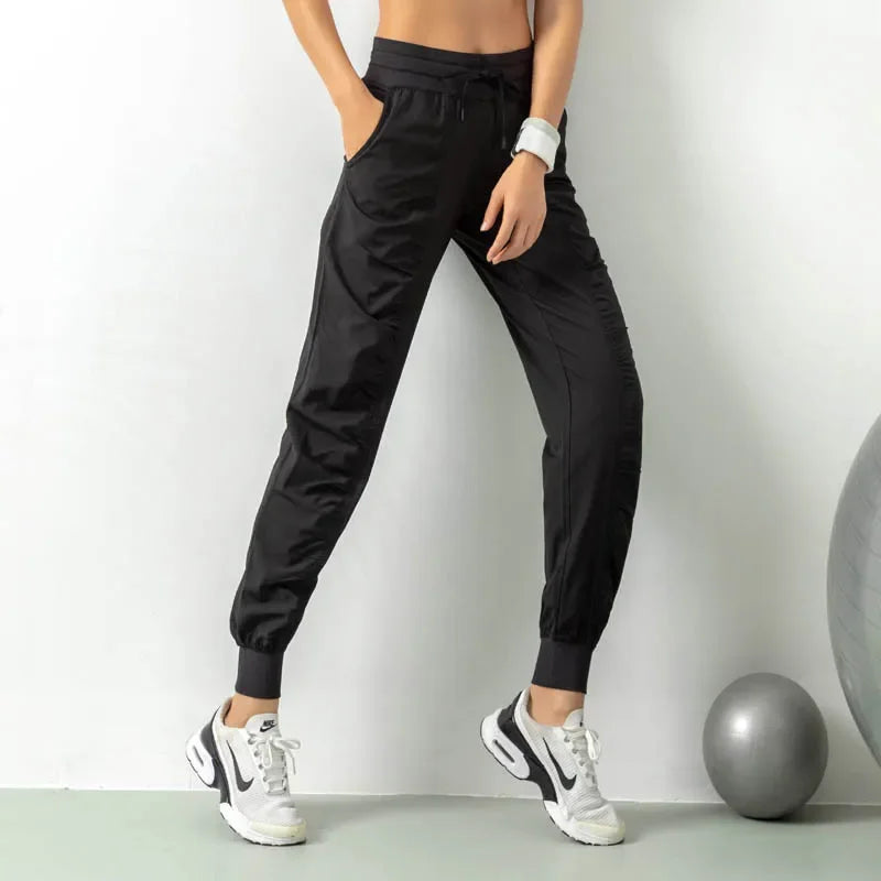 Women's Lightweight Drawstring Jogger Trousers