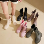Waterproof Chelsea Rain Boots with Comfort Sole – Women's Wellies