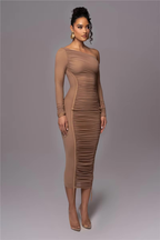 Bodycon Midi Dress – Soft Stretch Evening Dress