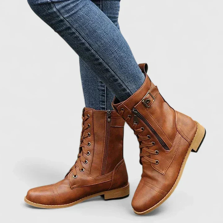 Women's Boots – Cushioned All-Day Comfort in Black or Grey