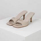 Square-Toe Heeled Sandal – Elegant High Heel | Meave & Ivy