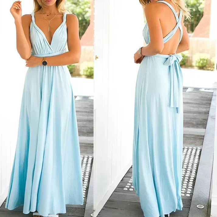 Convertible Wrap Dress with Adjustable Straps | Meave & Ivy