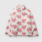 Women's Jacket – Warm Elegant Layering in Black White or Blue White