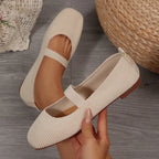 Knitted Ballet Flat – Comfortable Everyday Loafer | Meave & Ivy
