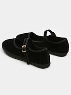 Velvet Mary Jane Ballet Flat – Luxurious Leisure Loafer | Meave & Ivy
