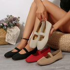Knitted Ballet Flat – Comfortable Everyday Loafer | Meave & Ivy
