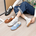 Leather Flatform Sneakers - Luxury Everyday Trainers | Meave & Ivy