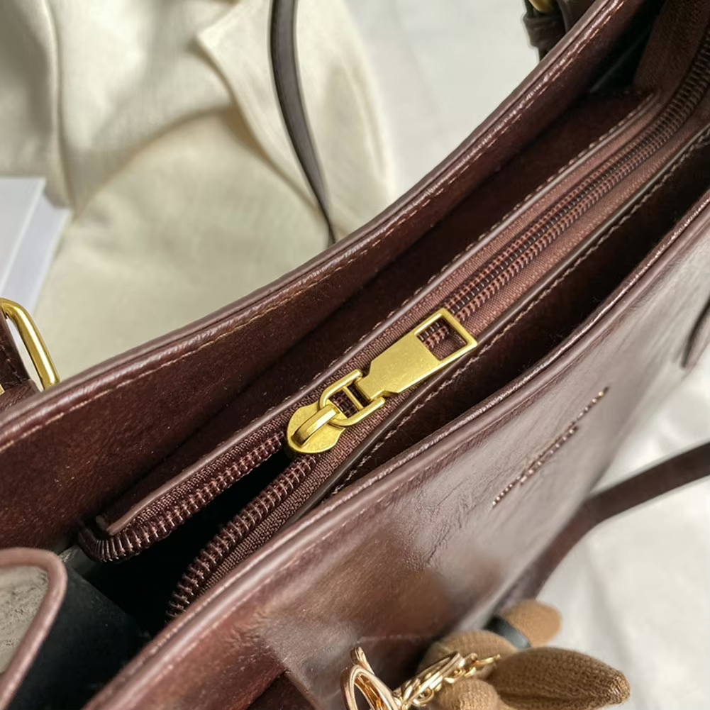 Women's Tote Bag with Bunny Charm – Spacious Everyday Shoulder Bag