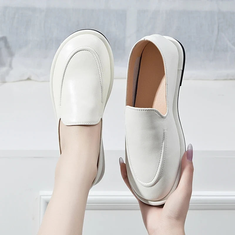Genuine Leather Loafer – Soft Slip-On Flat | Meave & Ivy