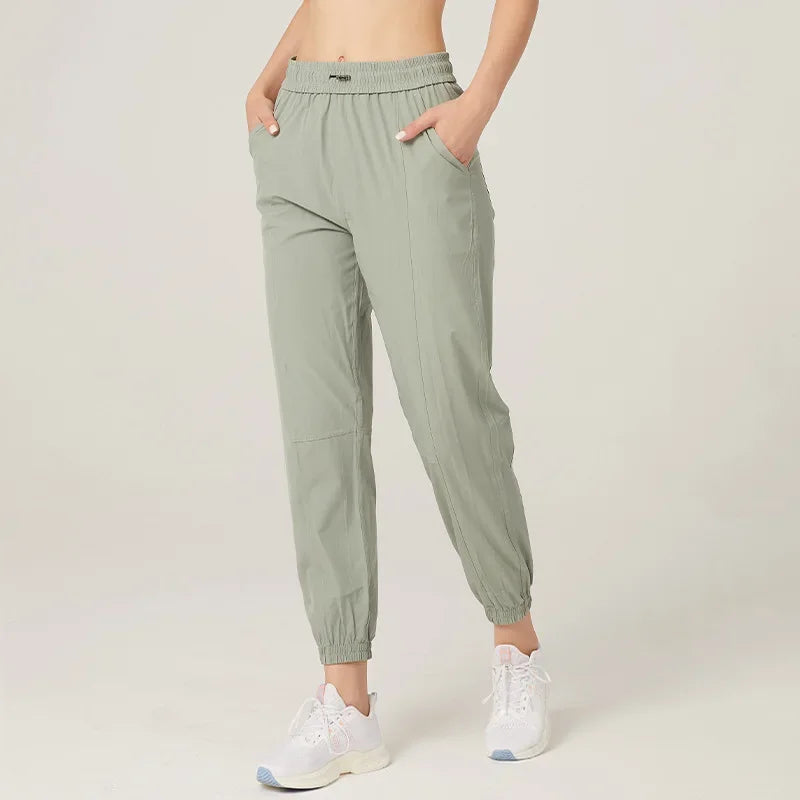Women's Lightweight Drawstring Jogger Trousers