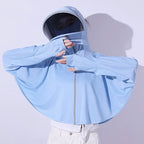Lightweight Draped Cover-Up Cape – Soft One-Size Layer