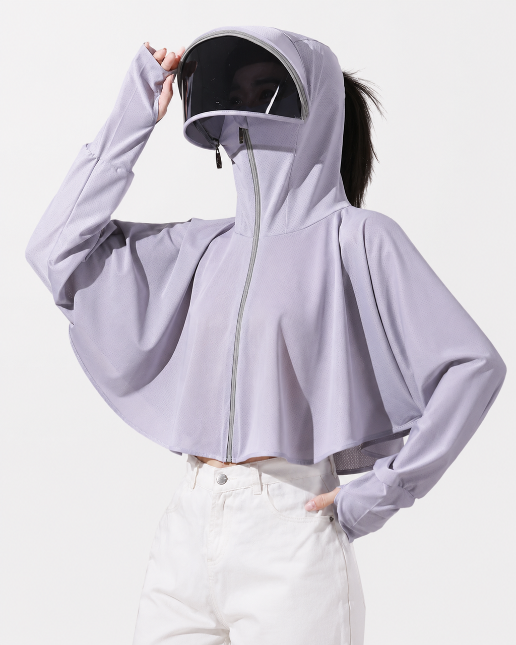 Lightweight Draped Cover-Up Cape – Soft One-Size Layer
