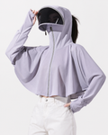 Lightweight Draped Cover-Up Cape – Soft One-Size Layer
