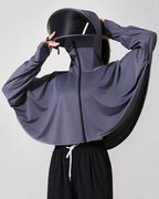 Lightweight Draped Cover-Up Cape – Soft One-Size Layer