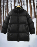 Thick Padded Puffer with High Collar – Oversized Fit