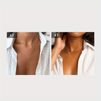 Y-Shape Double Layer Necklace – Delicate Bead Lariat Necklace