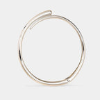 Open Collar Choker Necklace – Punk Metal Statement Torque