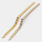 Women's Magnetic Bracelet – Adjustable Titanium Steel Bangle in Gold & Silver