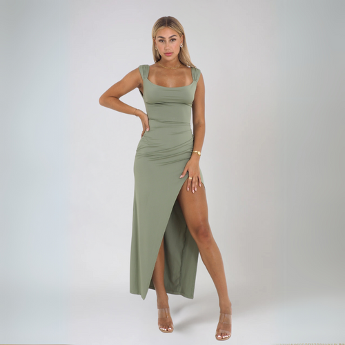 Black Fit & Flare Midi Dress – Elegant Party Dress | Meave & Ivy