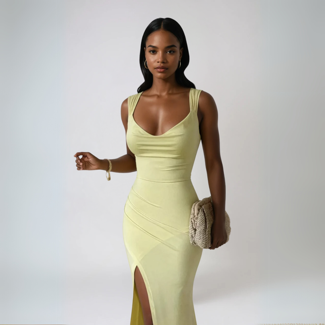 Black Fit & Flare Midi Dress – Elegant Party Dress | Meave & Ivy
