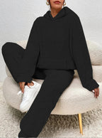 Teddy Fleece Lounge Set – Hoodie and Joggers, 5 Colours
