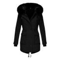 Long Hooded Winter Coat – Warm Padded Longline Jacket