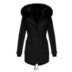 Long Hooded Winter Coat – Warm Padded Longline Jacket