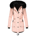 Long Hooded Winter Coat – Warm Padded Longline Jacket