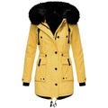 Long Hooded Winter Coat – Warm Padded Longline Jacket