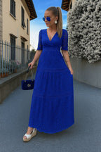 Italian Lace Design Lightweight Breathable Summer Dress | Meave & Ivy