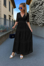 Italian Lace Design Lightweight Breathable Summer Dress | Meave & Ivy