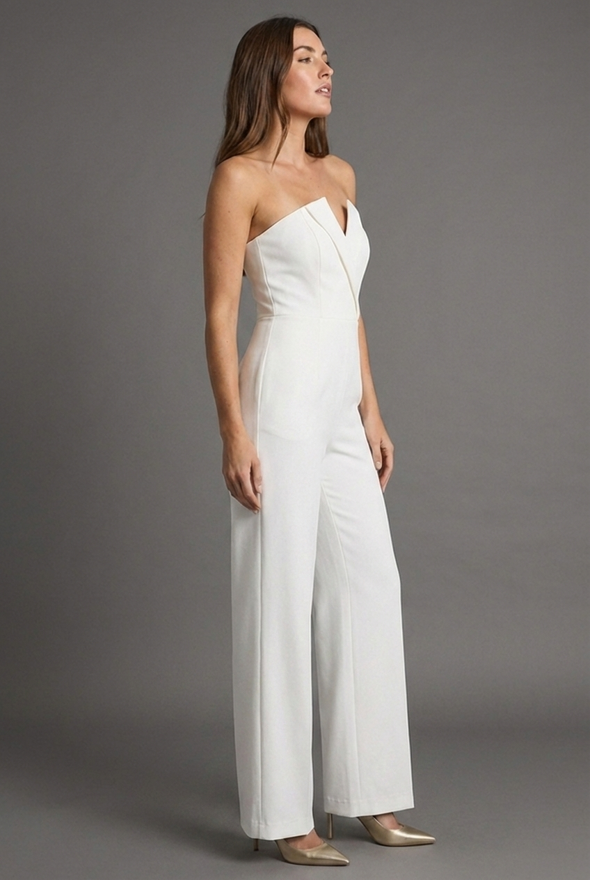 Wide-Leg Wedding Guest Jumpsuit - Elegant Occasion All-in-One | Meave & Ivy