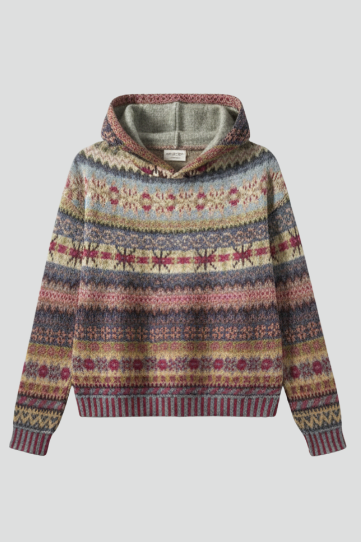 Women's Hooded Hoodie – Cosy Season Essential in Blue or Brown