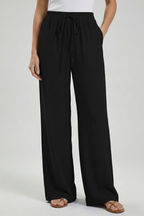 Women's Drawstring Trousers – Everyday Refined Comfort in 12 Colours