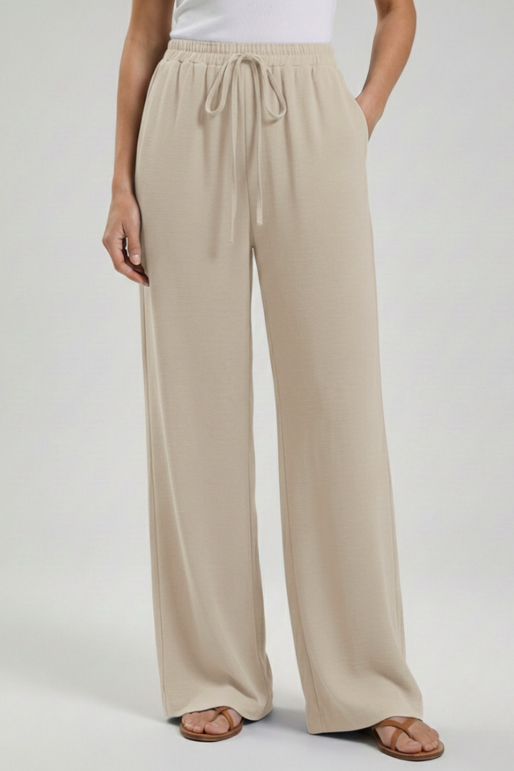 Women's Drawstring Trousers – Everyday Refined Comfort in 12 Colours