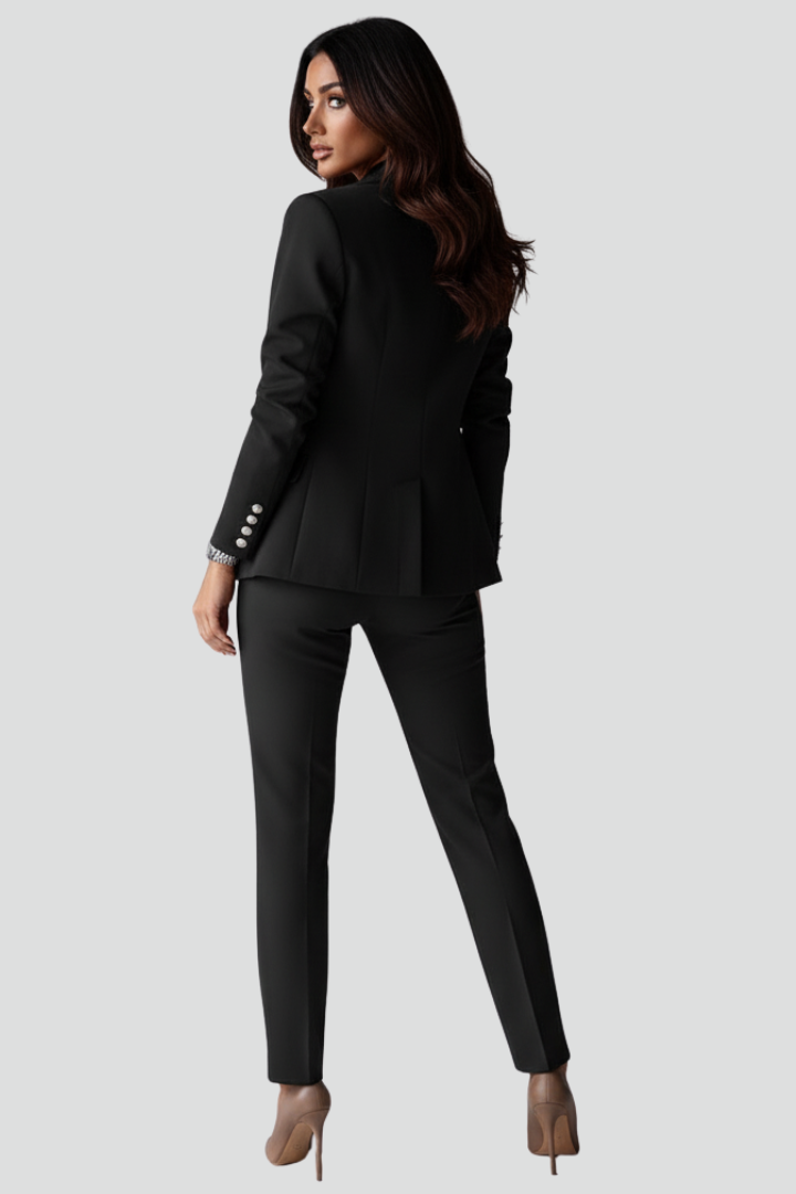 Women's Lightweight Blazer & Trouser Set – Effortless Two Piece Style in 10 Colours