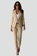 Women's Lightweight Blazer & Trouser Set – Effortless Two Piece Style in 10 Colours