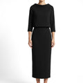 Boat-Neck Top and Midi Skirt Set – Polished Co-Ord
