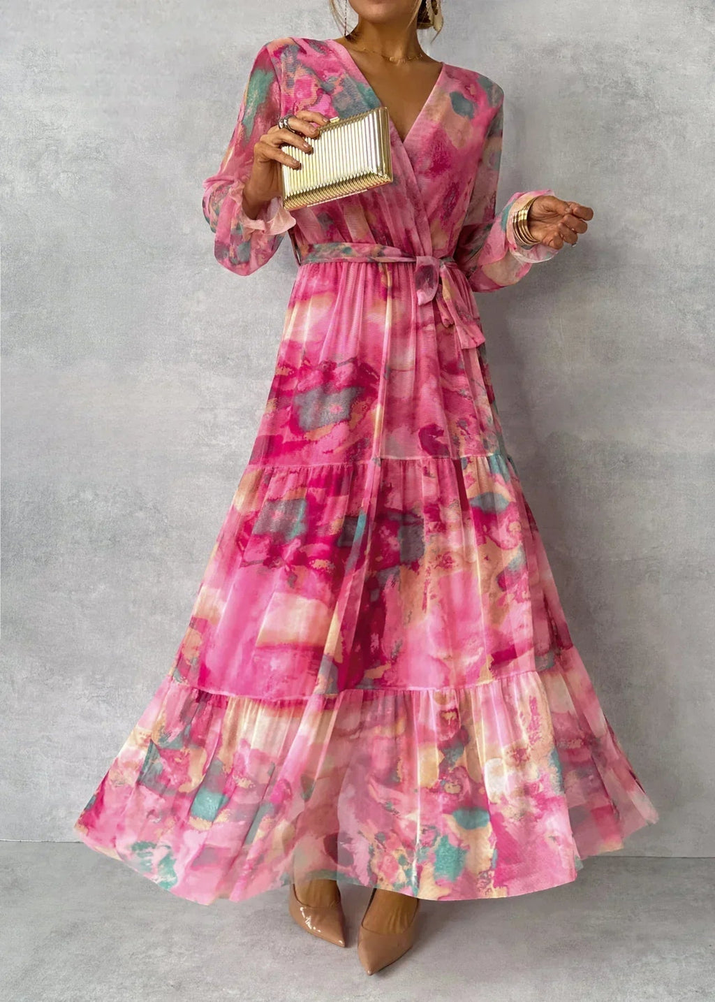 Elena | Women's Summer Floral Maxi Dress | Meave & Ivy