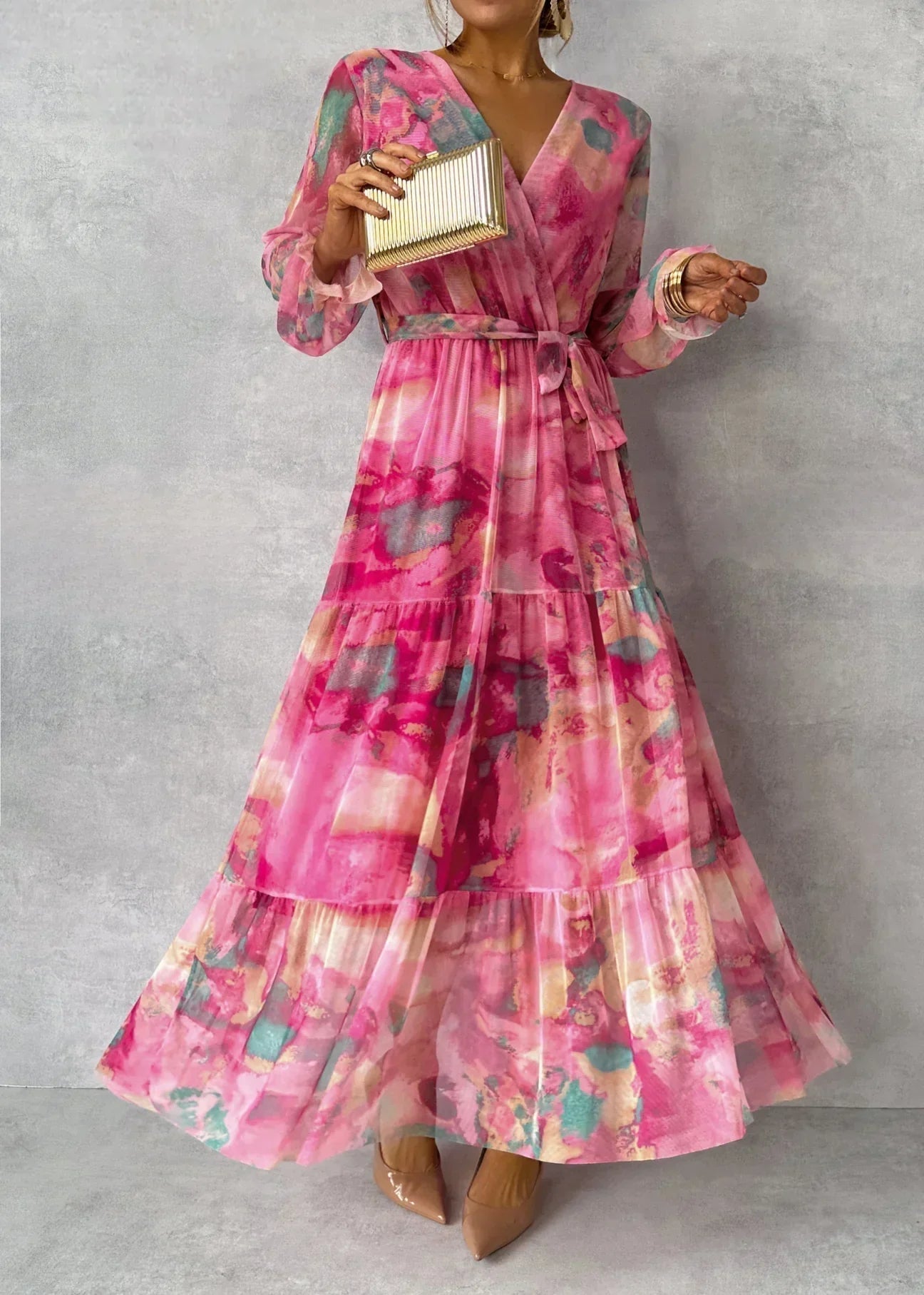 Elena | Women's Summer Floral Maxi Dress | Meave & Ivy