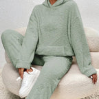 Teddy Fleece Lounge Set – Hoodie and Joggers, 5 Colours