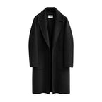 Long Wool-Blend Overcoat – Classic Winter Elegance
